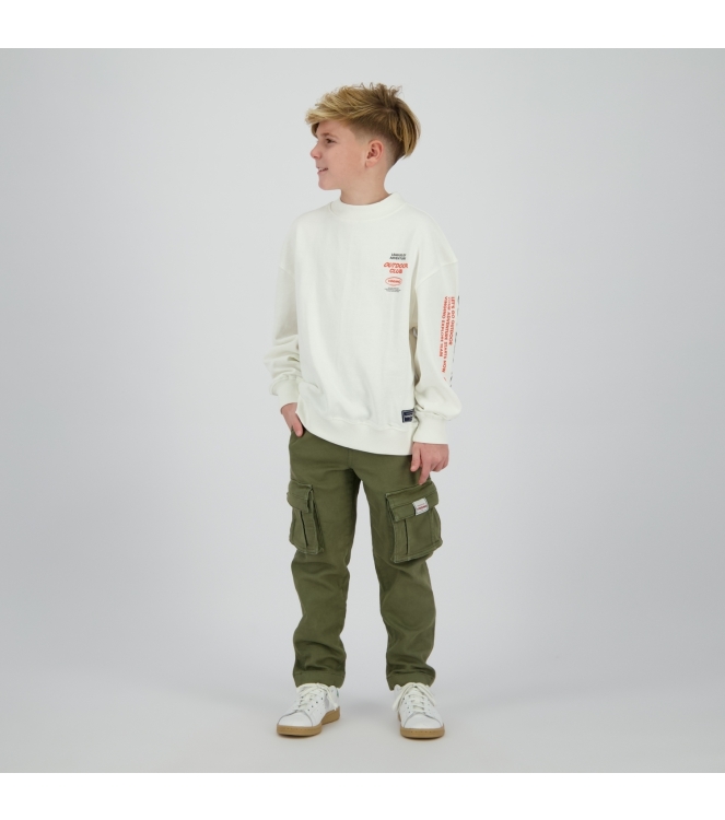 Vingino truien & vesten 007 Cloud White AW25KB340243-007