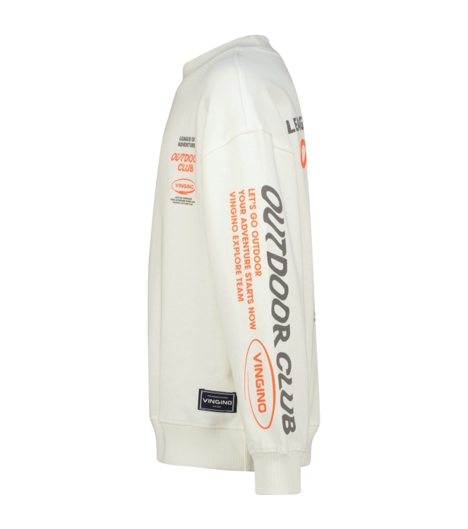 Vingino truien & vesten 007 Cloud White AW25KB340243-007
