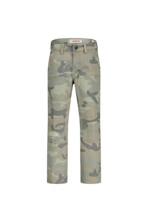 Vingino Gino camo worker Jeans relaxed fit 266 Camouflage Green AOP