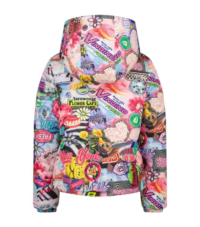 Vingino jassen 599 Multicolor Pink AW25KG100005-599