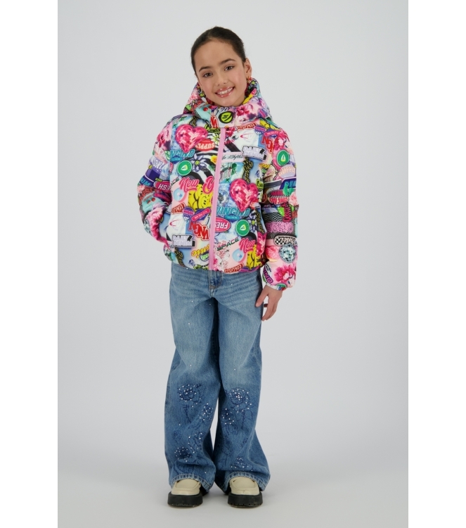 Vingino jassen 599 Multicolor Pink AW25KG100005-599