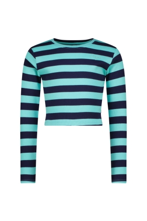Vingino G-Basic-crop rib T-shirt 1581 Artic blue