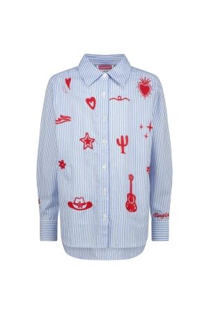 Vingino Lotta Blouse 1578 Ice light blue