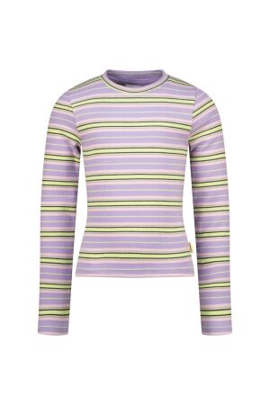 Vingino Basic stripe top 893 Verbena lilac