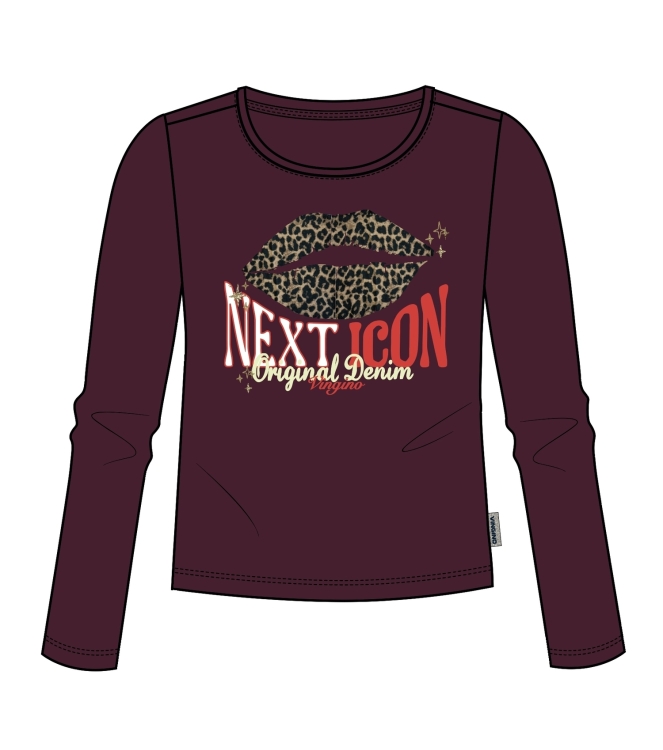 Vingino shirts 692 Burgundy red AW25KG300331-692