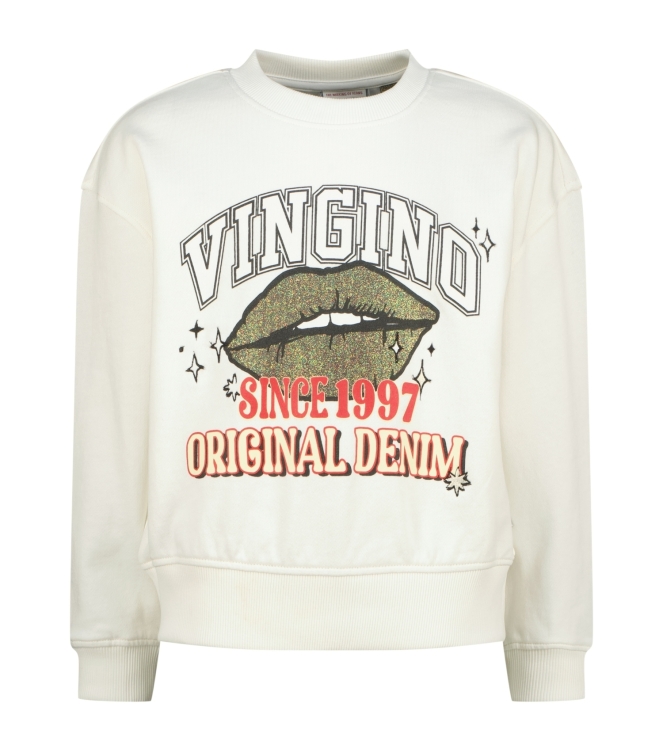 Vingino truien & vesten 095 Snow white AW25KG340188-095