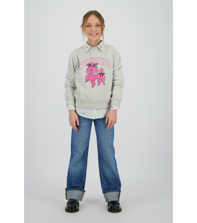 Vingino truien & vesten 910 Grey Mele AW25KG340190-910