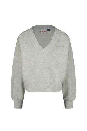 Vingino Basic-V neck Sweater 900 Light Grey Melee