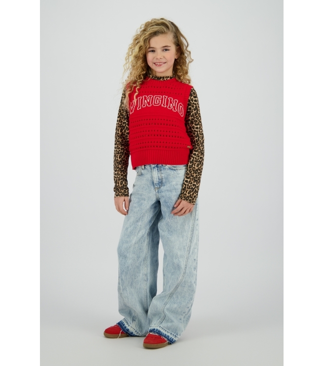 Vingino truien & vesten 614 Fiery red AW25KG380126-614