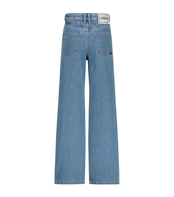 Vingino broeken 166 Mid Blue Wash AW25KG420090-166