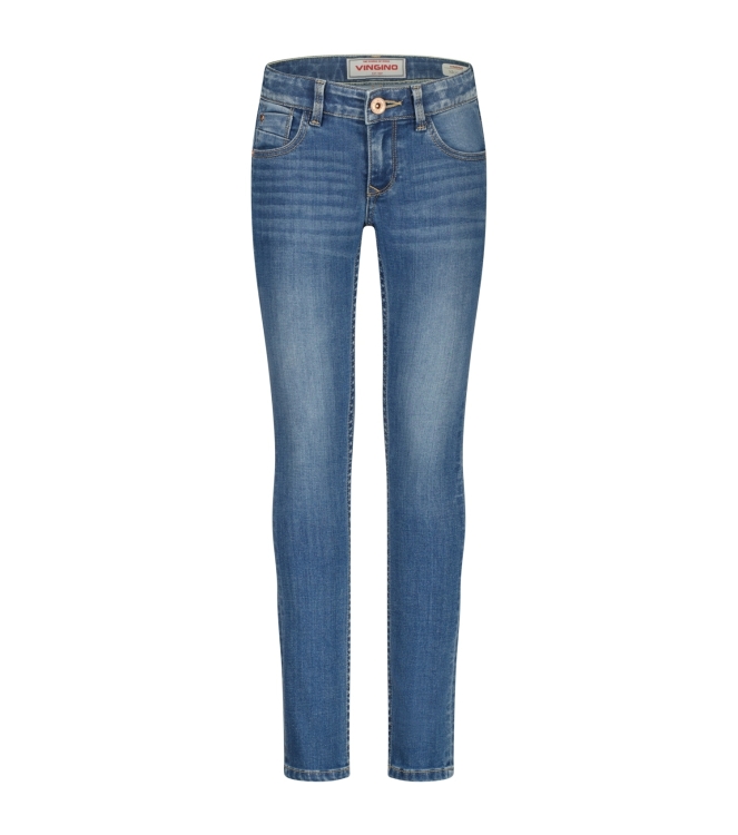 Vingino broeken 166 Mid Blue Wash AW25KG420104-166
