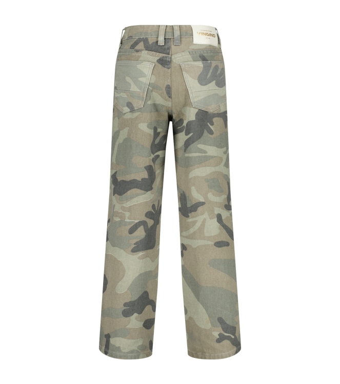 Vingino broeken 266 Camouflage Green AOP AW25KG420181-266