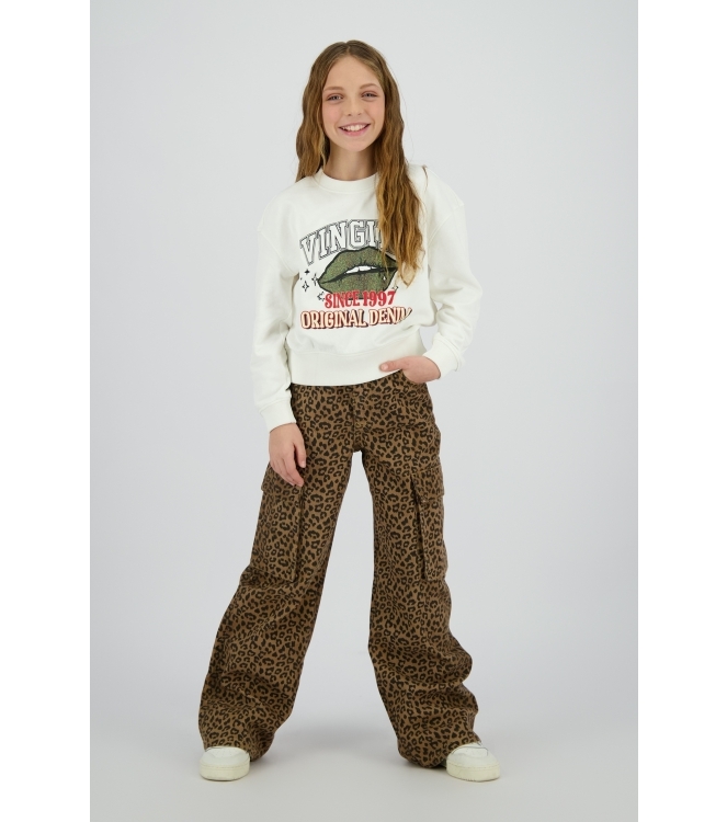Vingino broeken 703 Sand Animal AW25KG420183-703