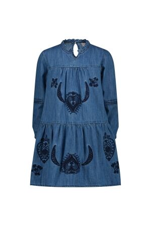 Vingino Pascalle Jurk 166 Mid Blue Wash