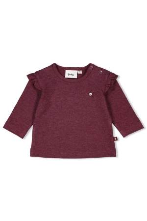 Feetje Blooming Meadow - T-shirt 120 Wijn melange