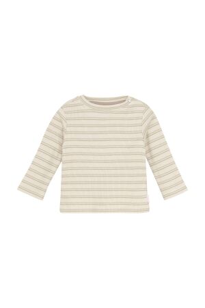 Noppies T-shirt Sumer N333 Stripe pattern Off white