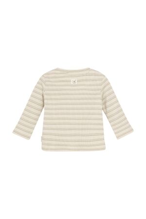 Noppies shirts N333 Stripe pattern Off white 5460011