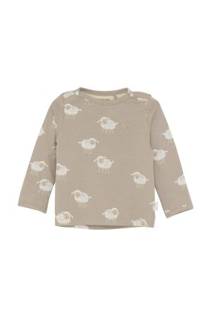 Noppies T-shirt Sybaris N316 Animals pattern Sand/Nude