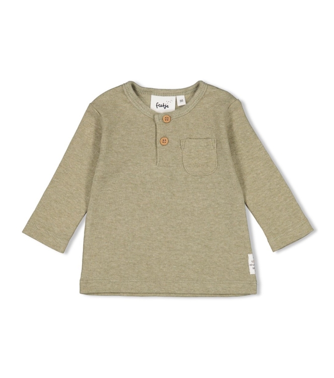 Feetje shirts 340 Groen melange 51602390