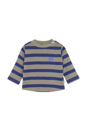 Noppies T-shirt Safa N419 Stripe pattern Glow. Blue