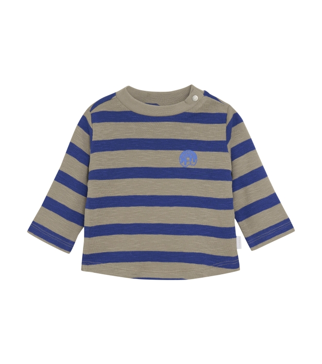 Noppies shirts N419 Stripe pattern Glow. Blue 5460016