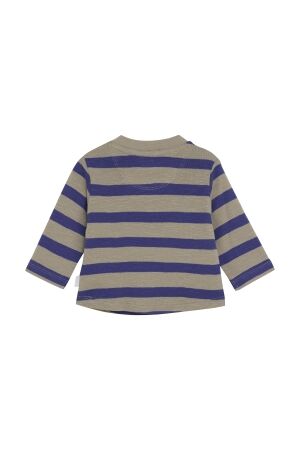 Noppies shirts N419 Stripe pattern Glow. Blue 5460016