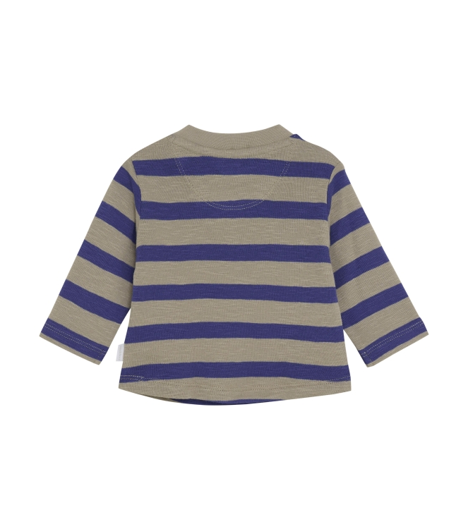 Noppies shirts N419 Stripe pattern Glow. Blue 5460016