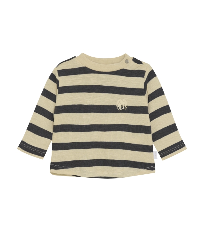 Noppies shirts N418 Stripe pattern wood ash 5460016