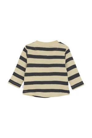 Noppies shirts N418 Stripe pattern wood ash 5460016