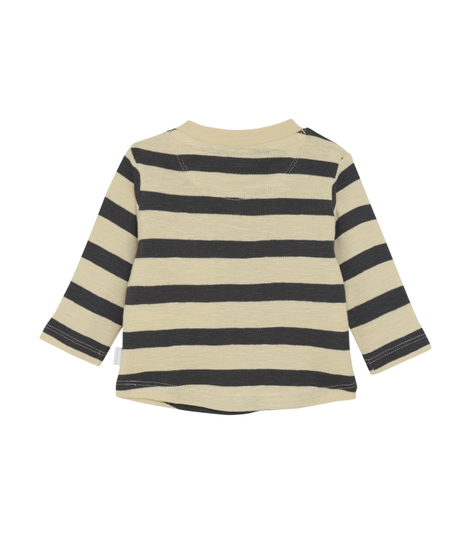 Noppies shirts N418 Stripe pattern wood ash 5460016
