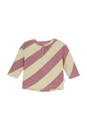 Noppies T-shirt Talladega allover print N344 Stripe pattern Pink