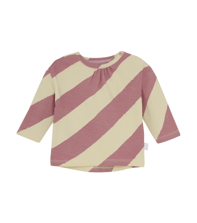 Noppies shirts N344 Stripe pattern Pink 5460019