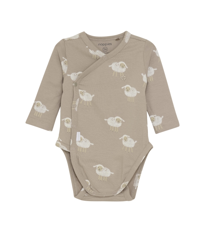 Noppies boxpakjes & rompers N316 Animals pattern Sand-Nude 5464110