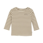 Noppies shirts N428 Stripe pattern Med. Brown 5470011