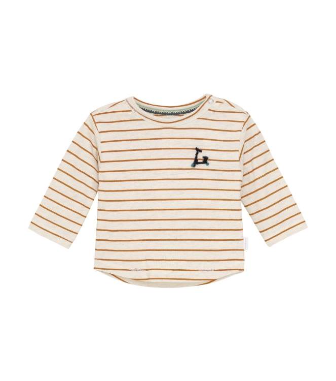 Noppies shirts N333 Stripe pattern Off white 5470015