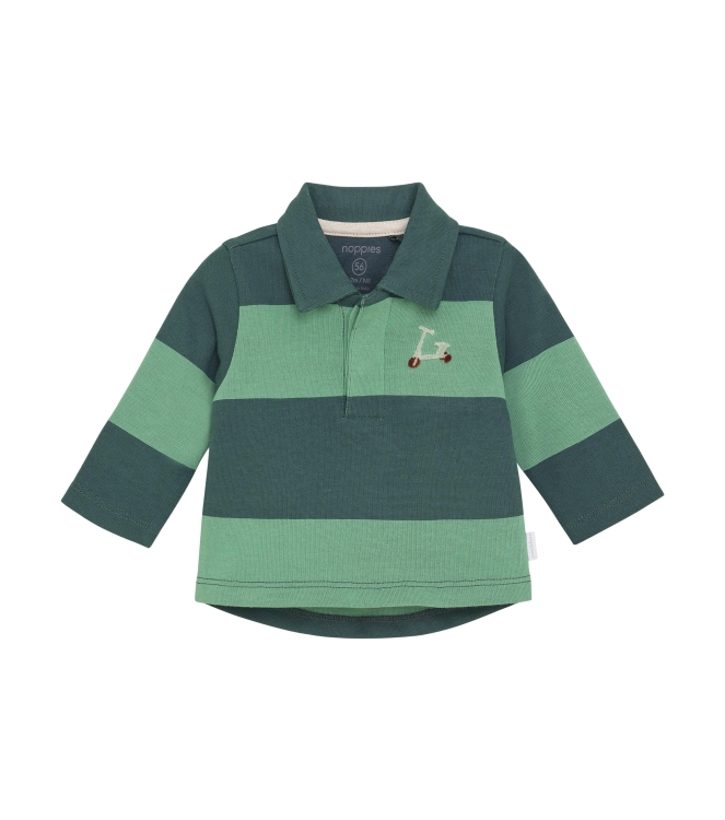 Noppies shirts N338 Stripe pattern Med. Grey 5470017