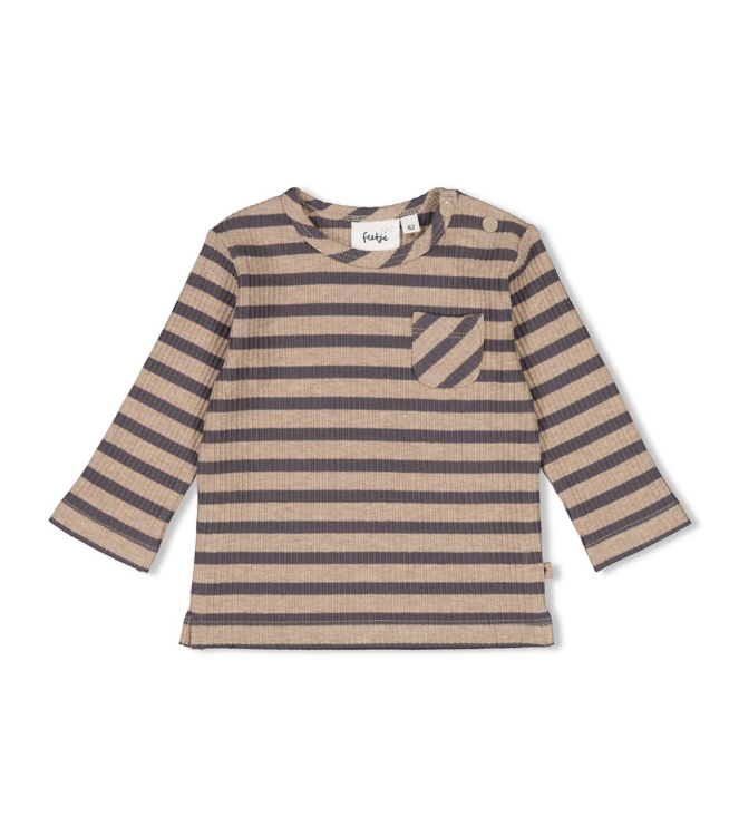 Feetje shirts 730 Taupe melange 51602401
