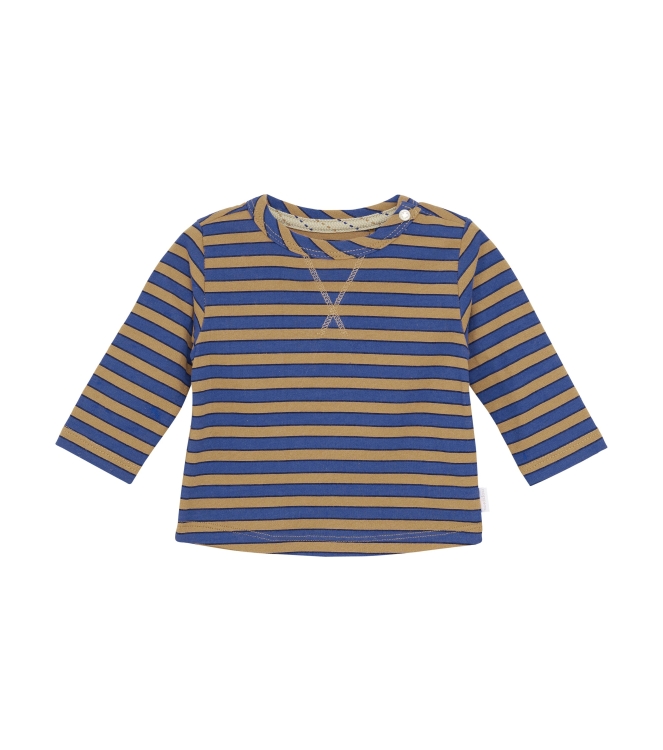 Noppies shirts N428 Stripe pattern Med. Brown 5480012