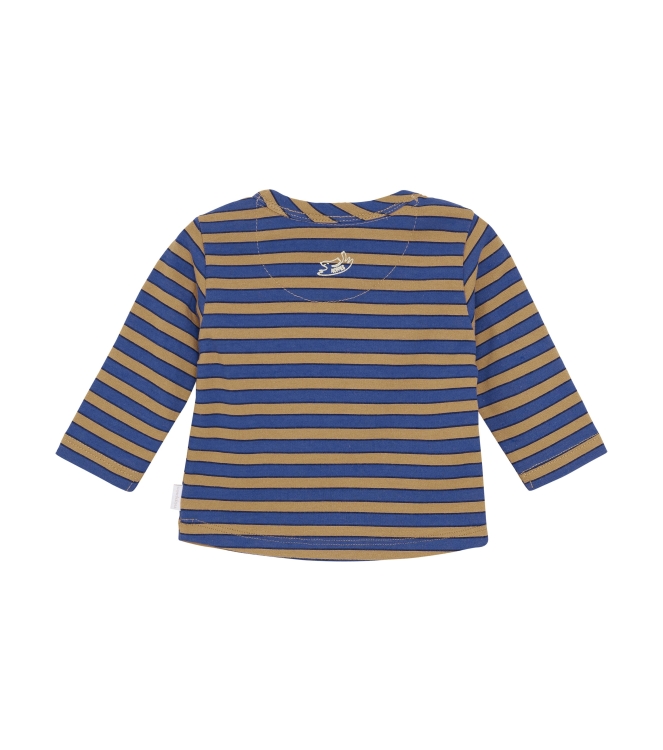 Noppies shirts N428 Stripe pattern Med. Brown 5480012