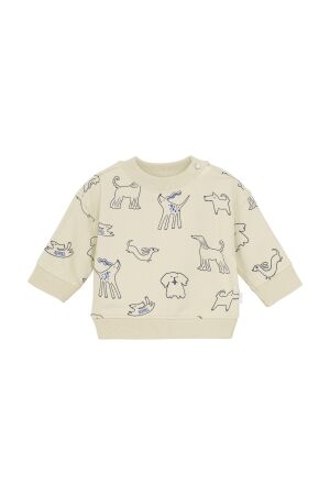 Noppies Sweater Stillwater N318 Animals pattern Off white