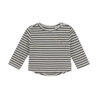 Noppies shirts N438 Stripe pattern Dark Grey 5490011