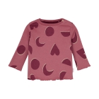 Noppies shirts N414 Abstract Pattern Pink 5490015