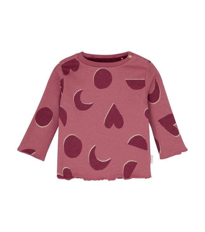 Noppies shirts N414 Abstract Pattern Pink 5490015