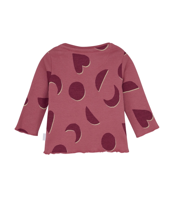 Noppies shirts N414 Abstract Pattern Pink 5490015
