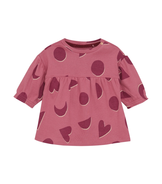 Noppies jurken N414 Abstract Pattern Pink 5490411