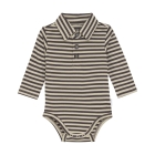 Noppies rompers N438 Stripe pattern Dark Grey 5494110