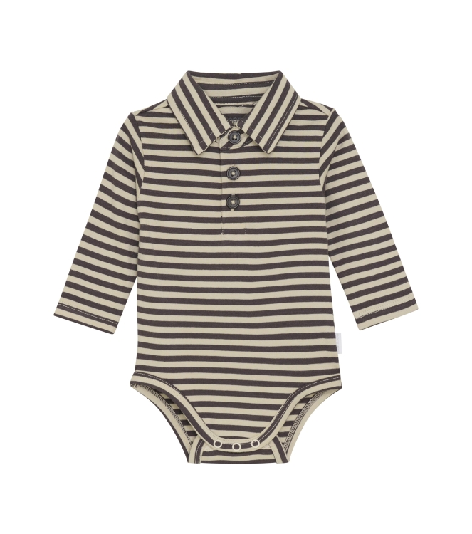 Noppies boxpakjes & rompers N438 Stripe pattern Dark Grey 5494110