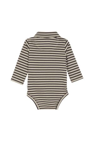 Noppies boxpakjes & rompers N438 Stripe pattern Dark Grey 5494110