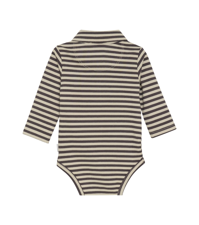 Noppies boxpakjes & rompers N438 Stripe pattern Dark Grey 5494110