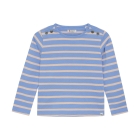 Noppies shirts N415 Stripe pattern Med.Blue 5560012